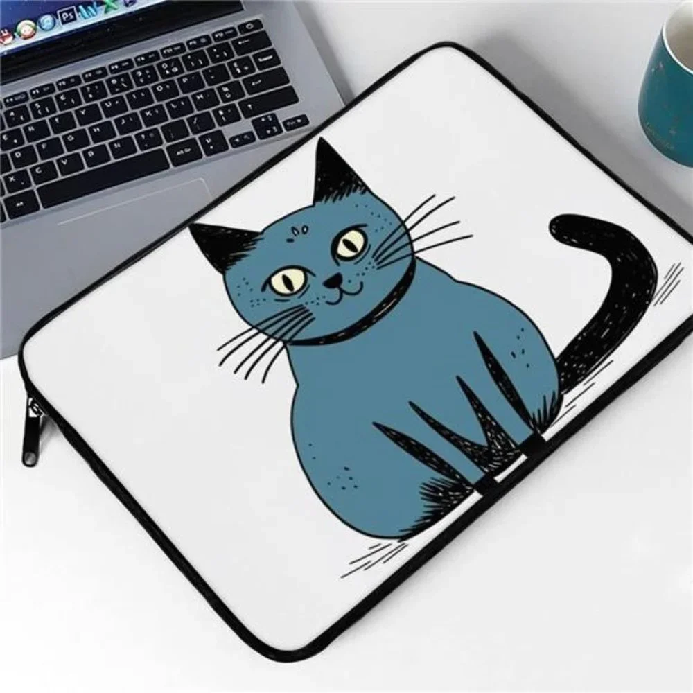 Cat Doodle Art Mac Book Pro 14